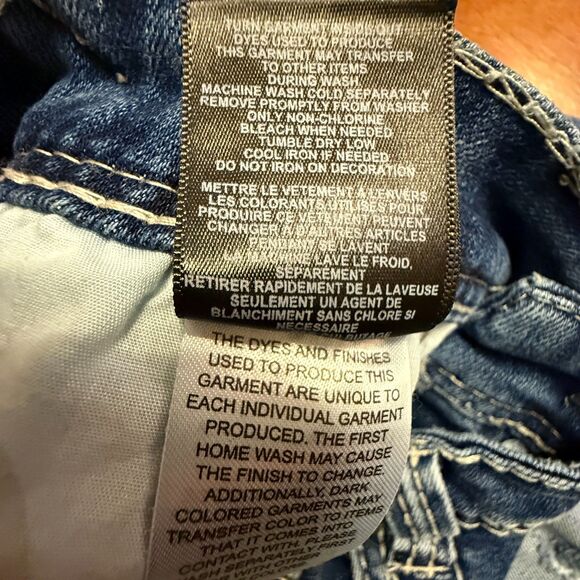 Ninth Hall Signal Crosses Light Blue Flared Jeans Flap Pocket Patch Zumiez 31 - Picture 6 of 7